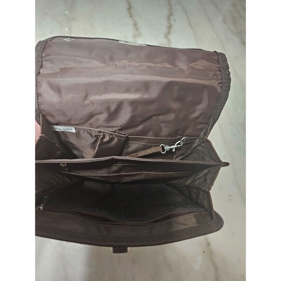 NWT Joann Marie Women's Black Leather Crossbody Wallet Organizer Macro Bag - Picture 3 of 10